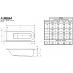 Ванна акриловая Excellent Aurum